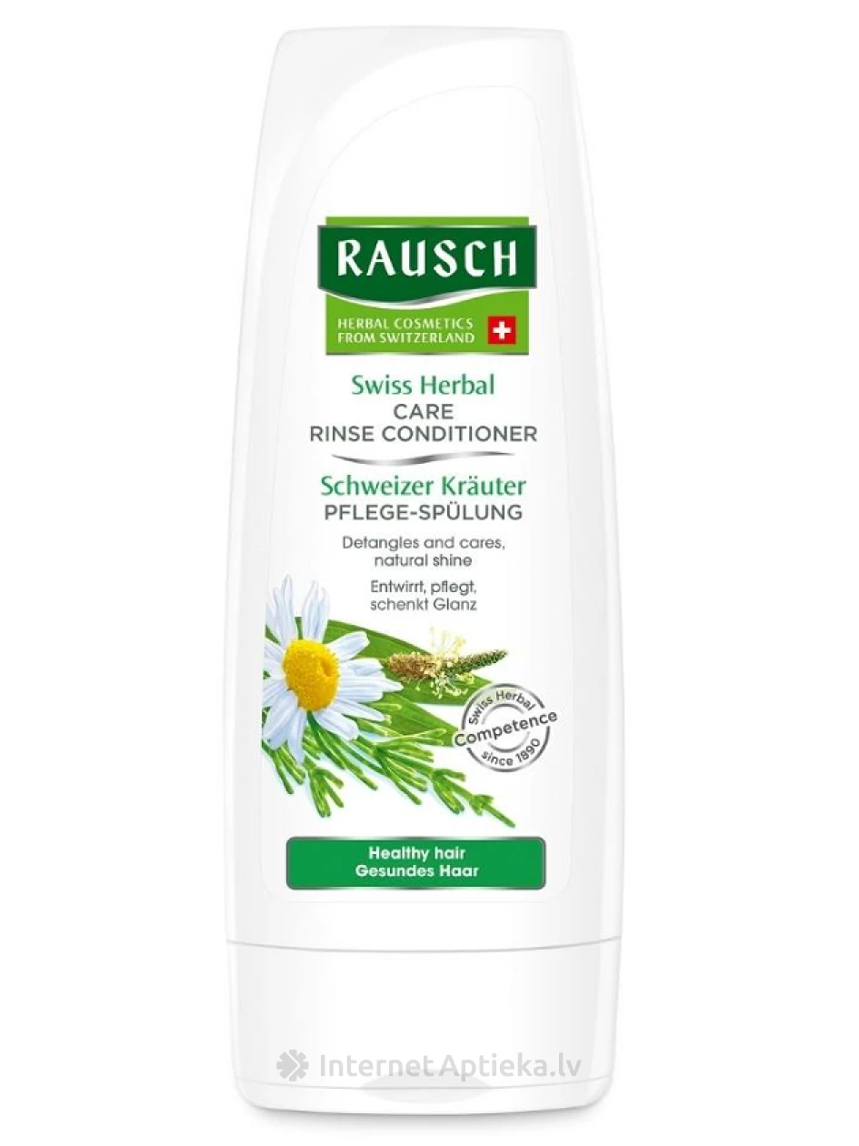 Rausch Swiss Herbal Care kondicionieris ar Šveices zālītēm, 200 ml | internetaptieka.lv
