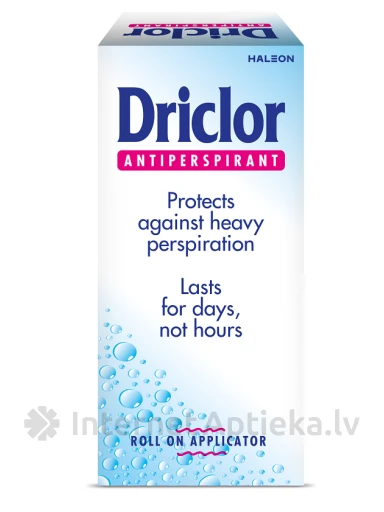 Driclor pretsviedru dezodorants, 20 ml | internetaptieka.lv