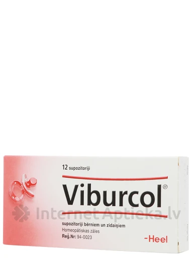 Viburcol supozitoriji bērniem un zīdaiņiem, 12 gab. | internetaptieka.lv