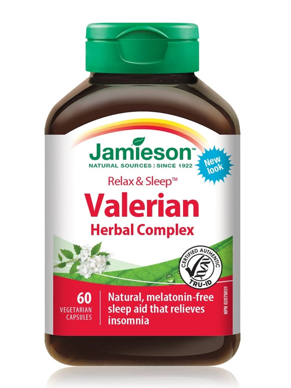 Jamieson RELAX & SLEEP вегетарианские капсулы, 60 шт. | internetaptieka.lv