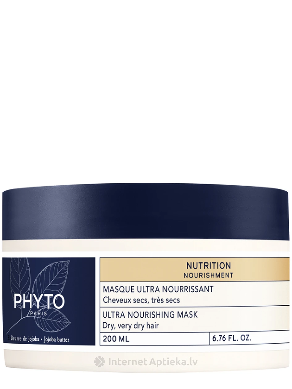 PHYTO NOURISHMENT ULTRA barojoša maska sausiem matiem, 200 ml | internetaptieka.lv