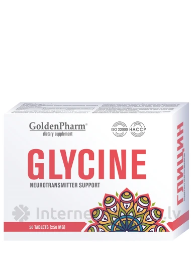 Glütsiin 250 mg, 50 tabletti | internetaptieka.lv