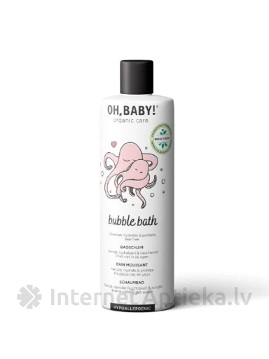 OH,BABY! Organic Care Bubble Bath Пена для ванны, 400 мл | internetaptieka.lv