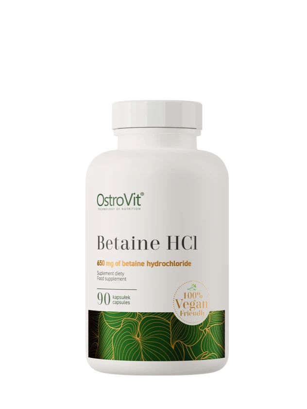 OstroVit Betaine HCl VEGE kapsulas, 90 gab.