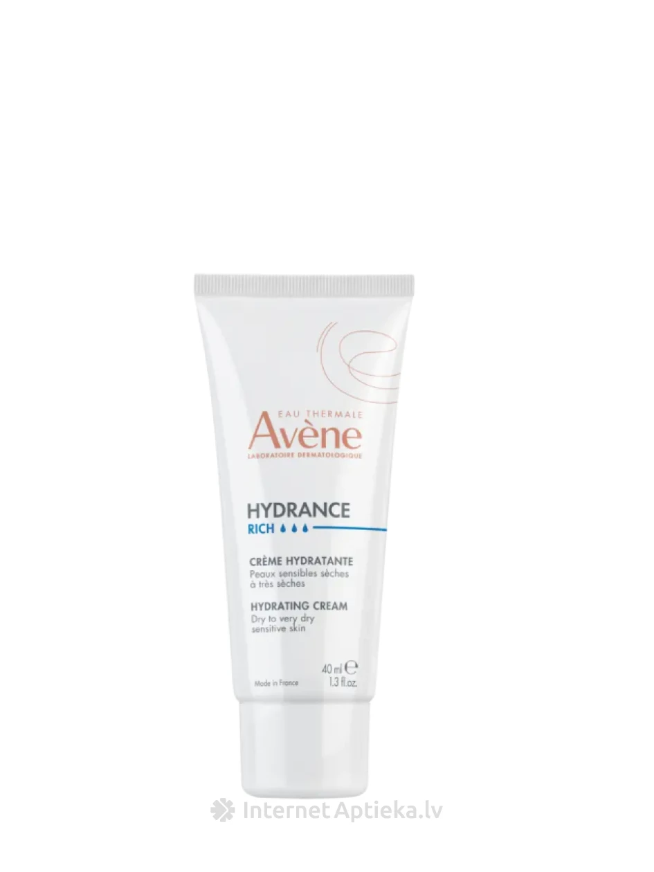 AVENE HYDRANCE RICH Mitrinošs krēms sausai ādai, 40 ml | internetaptieka.lv