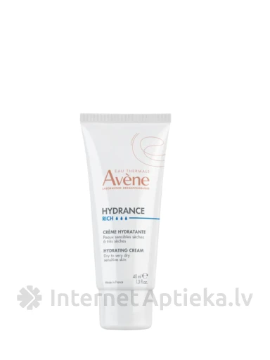 AVENE HYDRANCE RICH Mitrinošs krēms sausai ādai, 40 ml | internetaptieka.lv