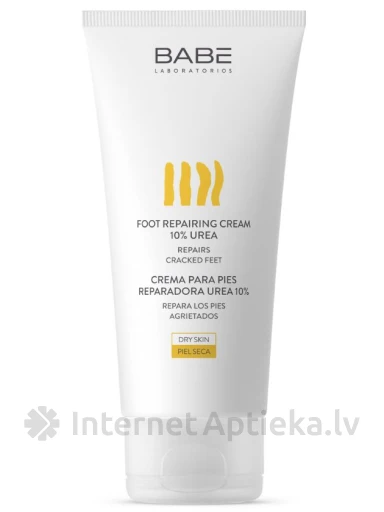 Babē atjaunojošs krēms pēdām ar 10% Urea, 100 ml | internetaptieka.lv
