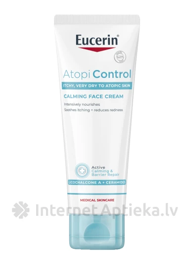 Eucerin AtopiControl крем для лица, 50 мл | internetaptieka.lv