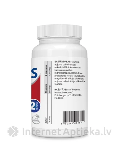 Tauriin kapslid, 30 tk. | internetaptieka.lv