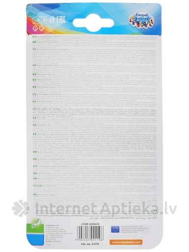 Canpol Babies детская щетка для волос с расческой, 1 шт. | internetaptieka.lv