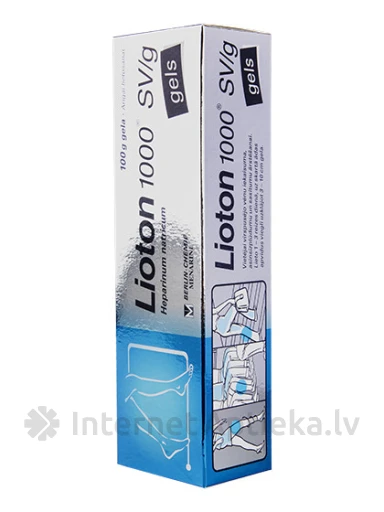 Lioton gels 1000 SV/g, 100 g | internetaptieka.lv