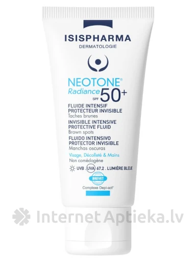 ISISPHARMA NEOTONE SPF 50+ kaitsev vedelik pigmentatsioonilaikudele, 30 ml | internetaptieka.lv