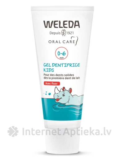 Weleda KIDS Zobu Fluoriidiga hambapasta lastele vanuses 0–6 aastat, 50 ml | internetaptieka.lv