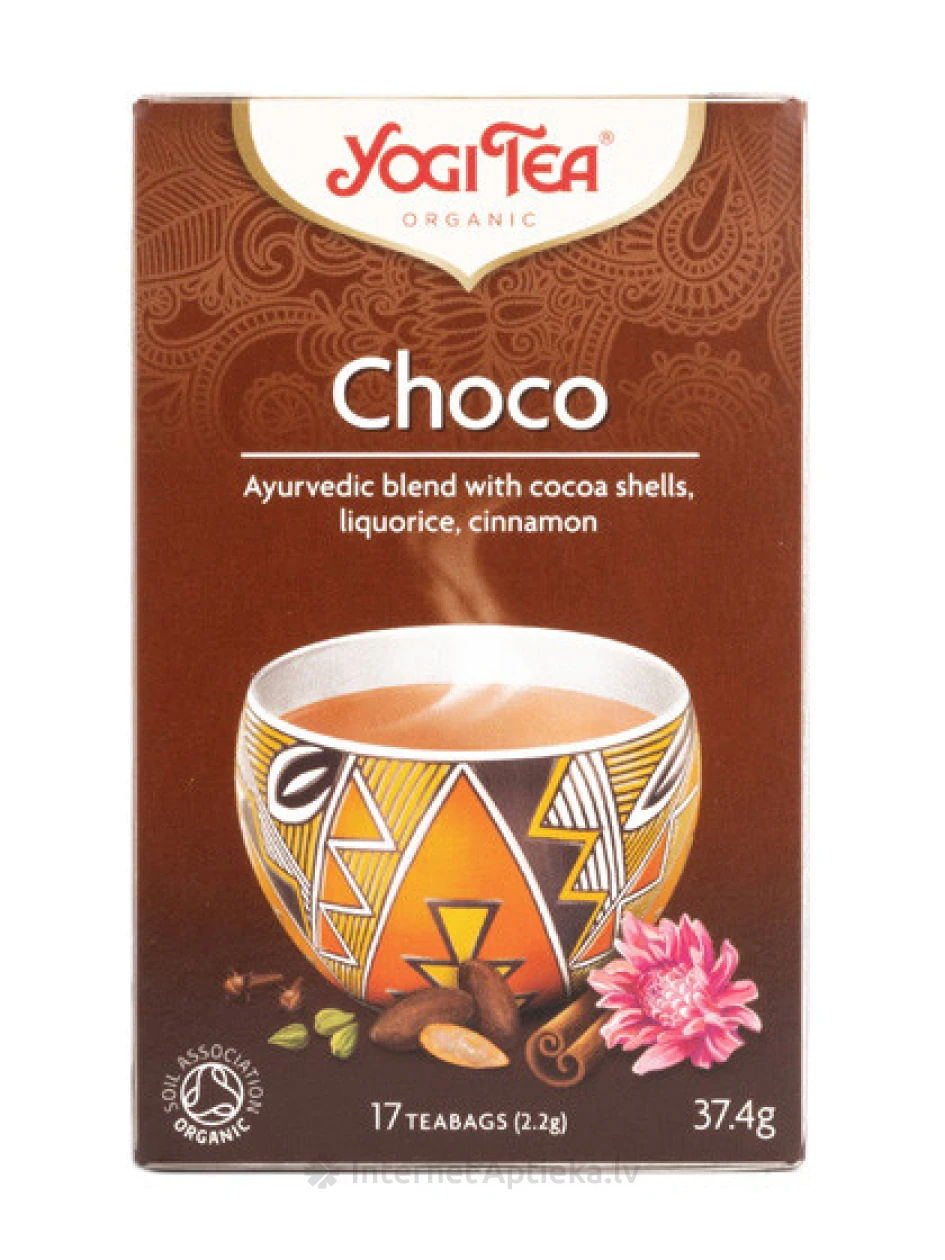 Tēja Yogi Choco, 34 g | internetaptieka.lv