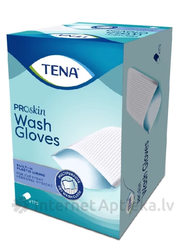 Tena рукавички для мытья, 175 шт. | internetaptieka.lv