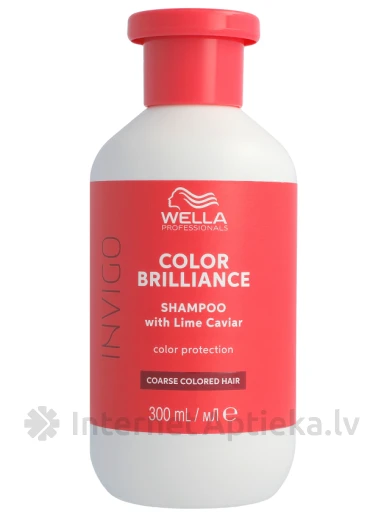 Wella Professionals Invigo Color Brilliance Coarse šampoon värvi kaitseks, 300 ml | internetaptieka.lv