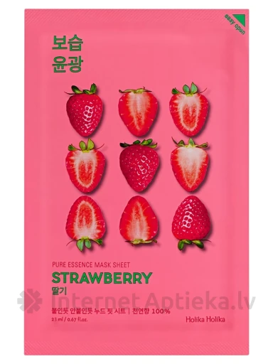Holika Holika Pure Essence näomask maasikaekstraktiga | internetaptieka.lv