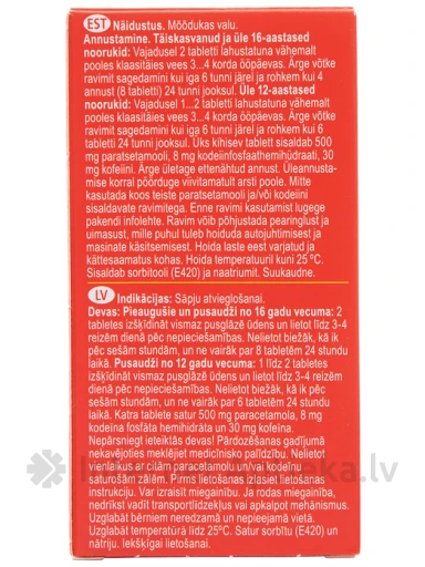 Solpadeine Soluble, 12 растворимых таблеток | internetaptieka.lv