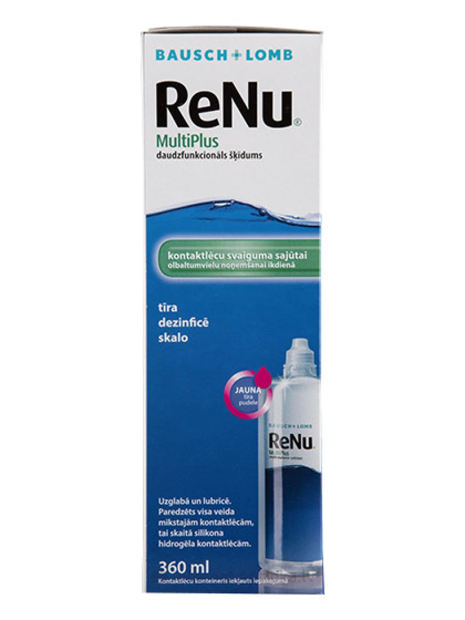 Renu MultiPlus жидкость для контактных линз, 360 мл | internetaptieka.lv