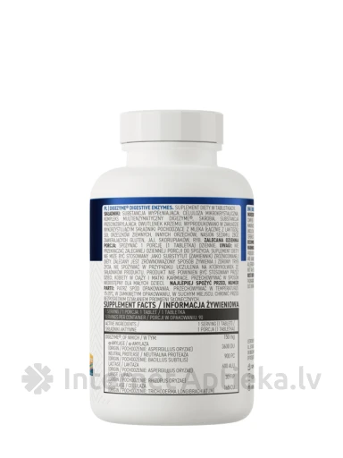 OstroVit Digezyme Digestive Enzymes tabletes, 90 gb. | internetaptieka.lv