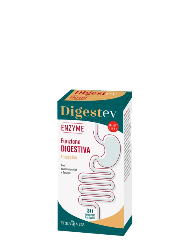 ERBA VITA Digestev Enzyme tabletes, 30 gab.