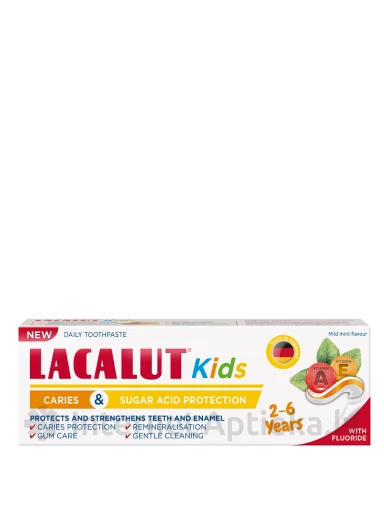 Lacalut Kids 2-6 года зубная паста, 55 мл | internetaptieka.lv