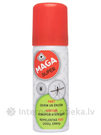 Maga Super Pretodu-Ērču līdzeklis - aerosols, 50 ml | internetaptieka.lv