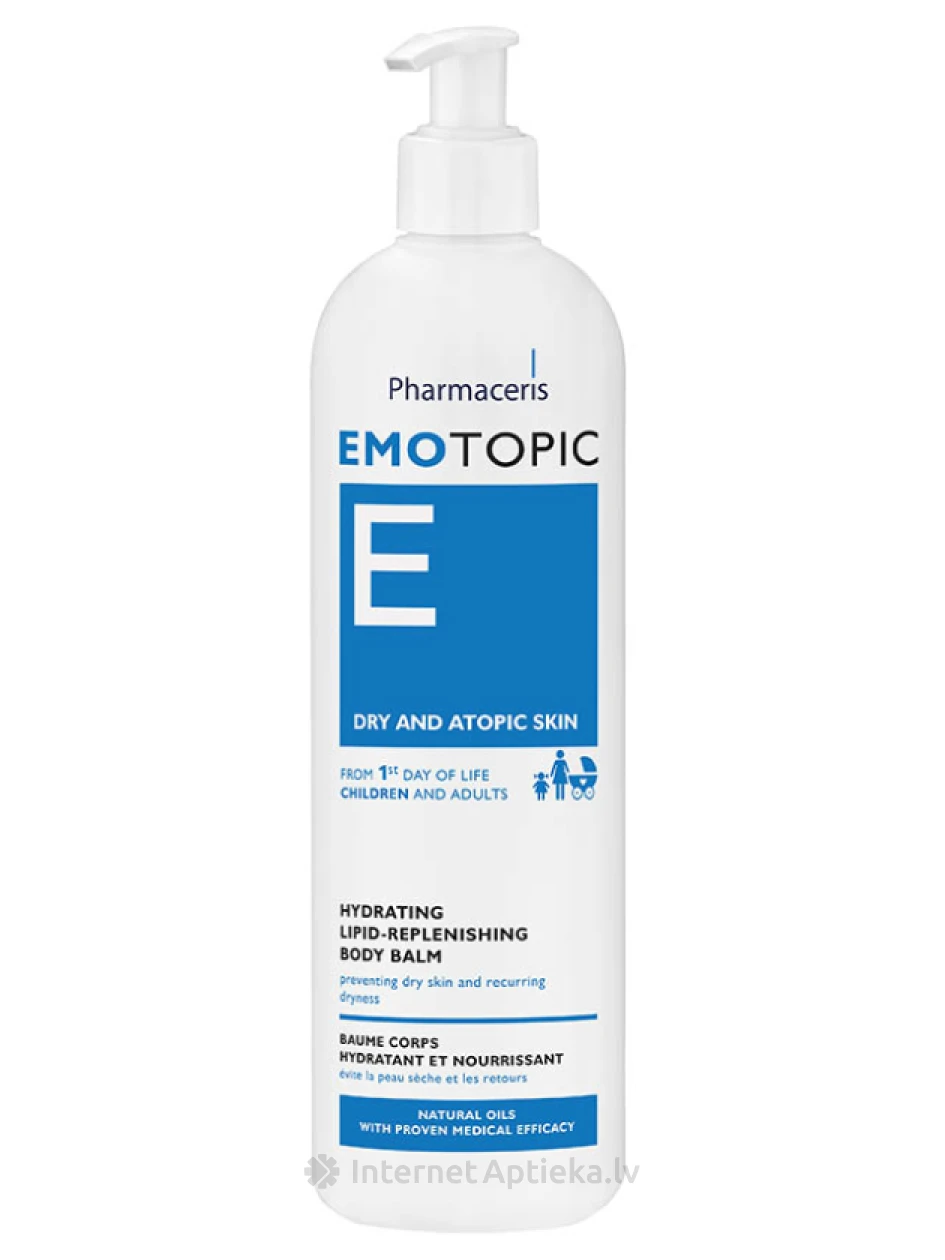 Pharmaceris E-Emotopic, бальзам для тела для детей и взрослых, 190 мл | internetaptieka.lv