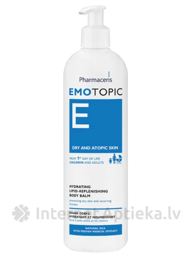 Pharmaceris E-Emotopic ķermeņa balzams bērniem un pieaugušajiem, 190 ml | internetaptieka.lv