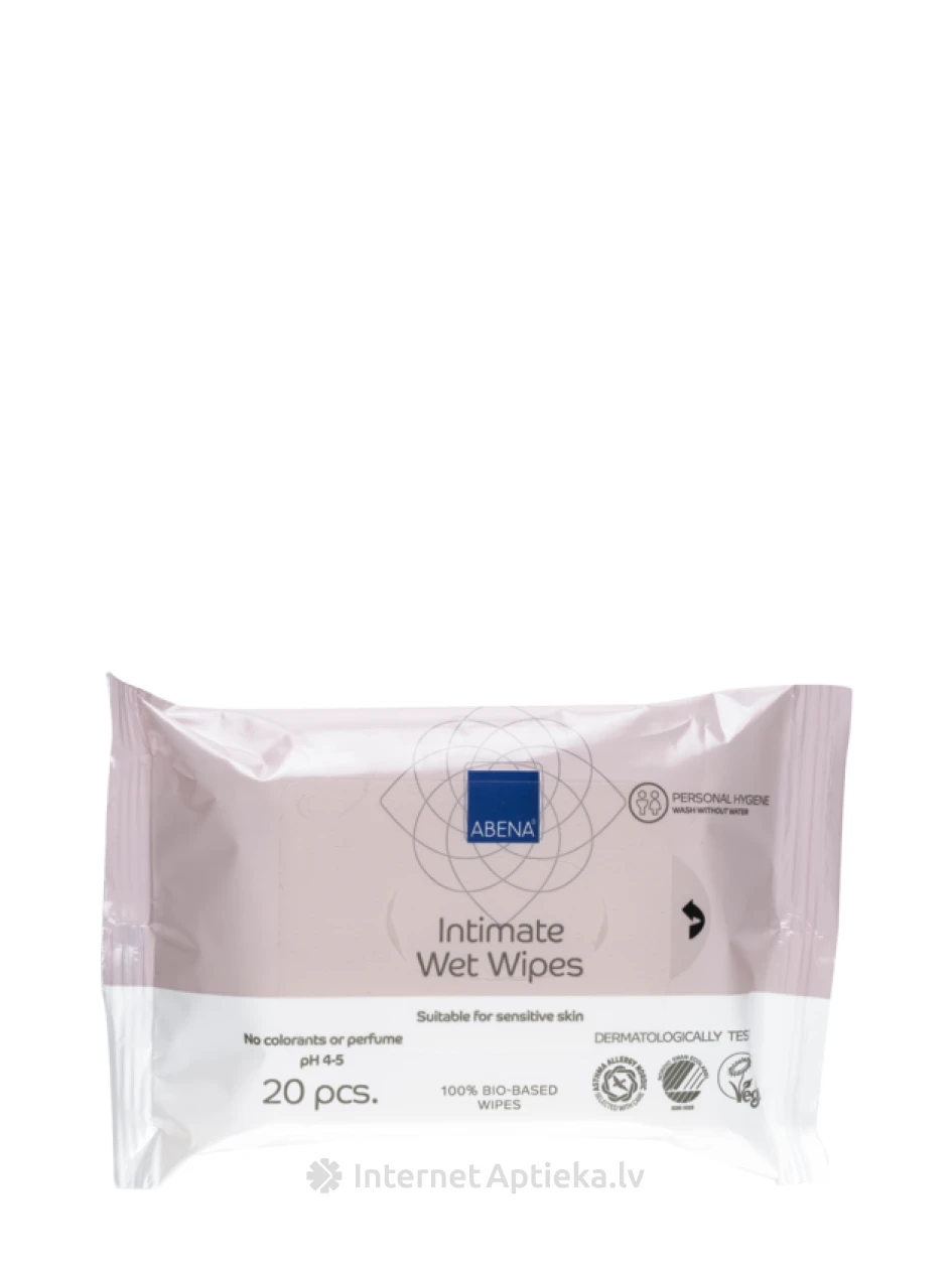 ABENA Niisked salvrätikud intiimhügieeniks, 20 tk. | internetaptieka.lv