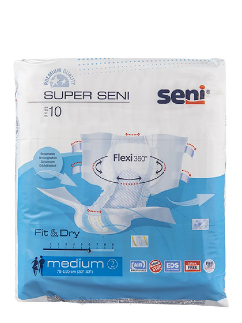 Seni Super Medium autiņbiksītes, 10 gb. | internetaptieka.lv