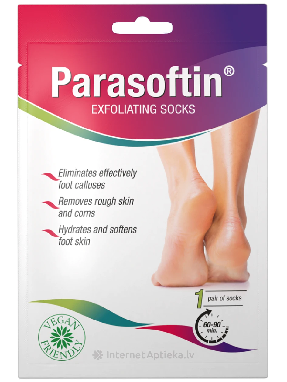 Parasoftin пилинг носочки | internetaptieka.lv