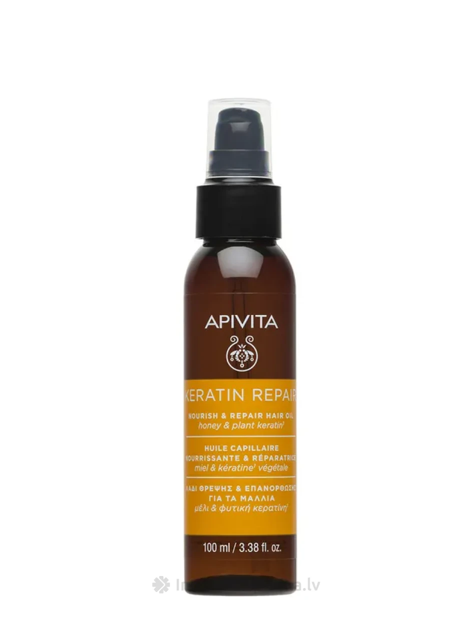 APIVITA KERATIN REPAIR juukseõli, 100 ml | internetaptieka.lv