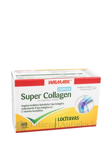 Walmark Super Collagen коллагеновый комплекс, 60 жевательных таблеток | internetaptieka.lv