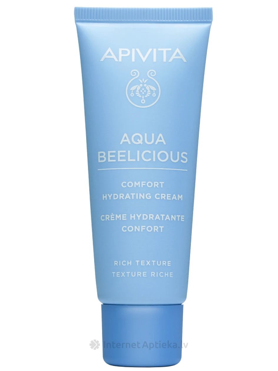APIVITA AQUA BEELICIOUS Comfort niisutav kreem rikkaliku tekstuuriga, 40 ml | internetaptieka.lv