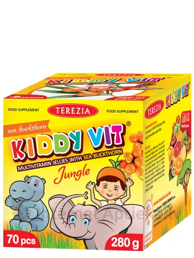 Terezia KIDDY VIT® astelpaju ja Džungliga, 70 tarretisefiguuri | internetaptieka.lv
