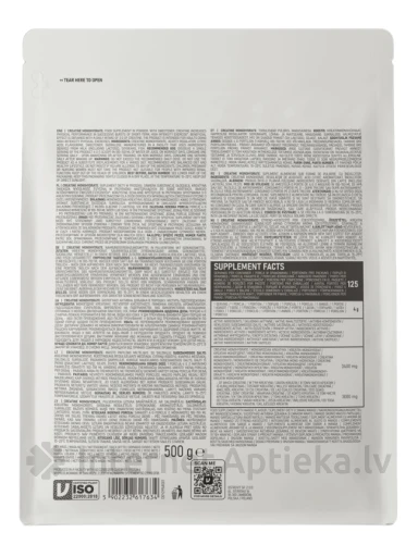 OstroVit Creatine Monohydrate pulveris Mango, 500 g | internetaptieka.lv