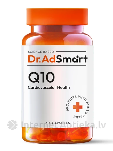 Dr. AD Smart Q10 капсулы, 60 шт. | internetaptieka.lv