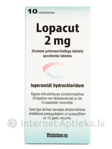 Lopacut 2 mg, 10 tabletes | internetaptieka.lv