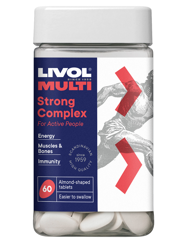 LIVOL MULTI Strong Complex tabletes, 60