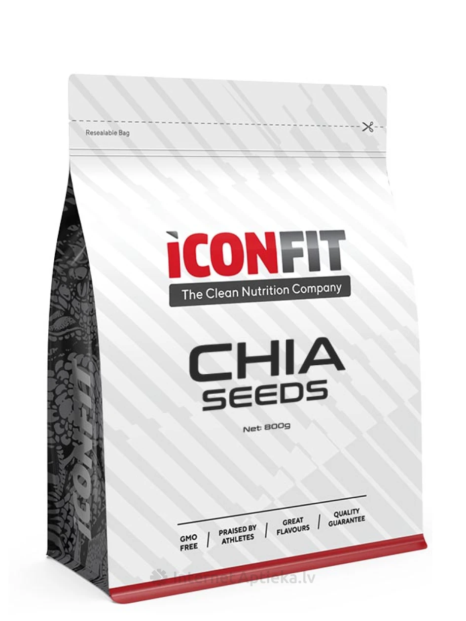 ICONFIT CHIA sēklas, 800 g | internetaptieka.lv