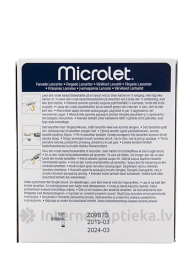 Microlet Lancetes, 200 gb. | internetaptieka.lv