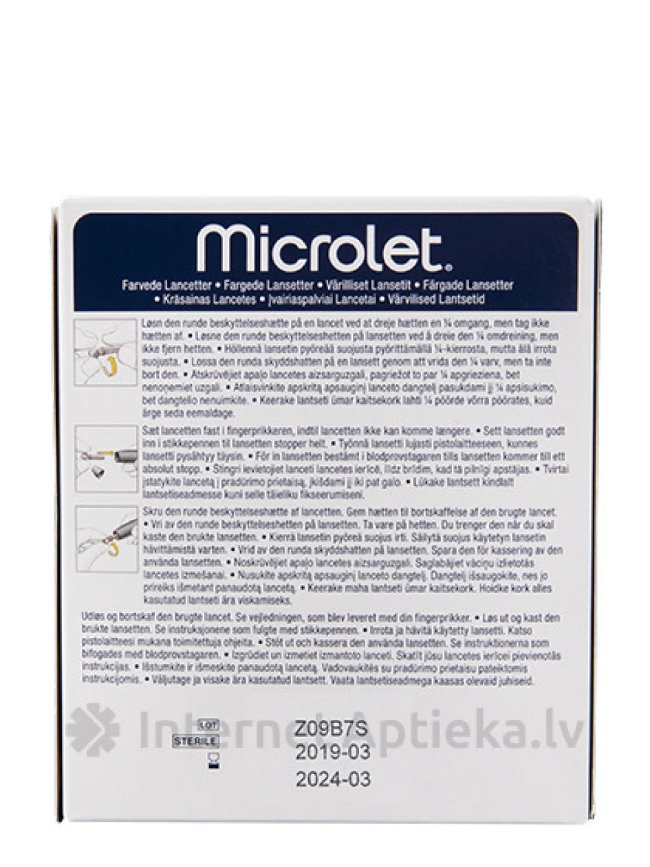 Microlet Lancetes, 200 gb. | internetaptieka.lv