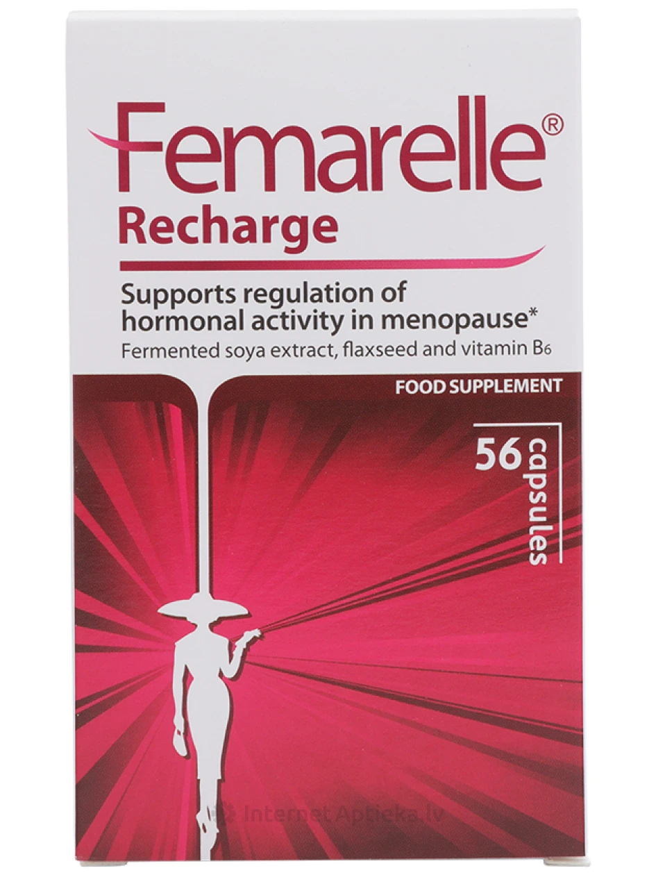 Femarelle Recharge (Зарядка) 50+, 56 капсул | internetaptieka.lv