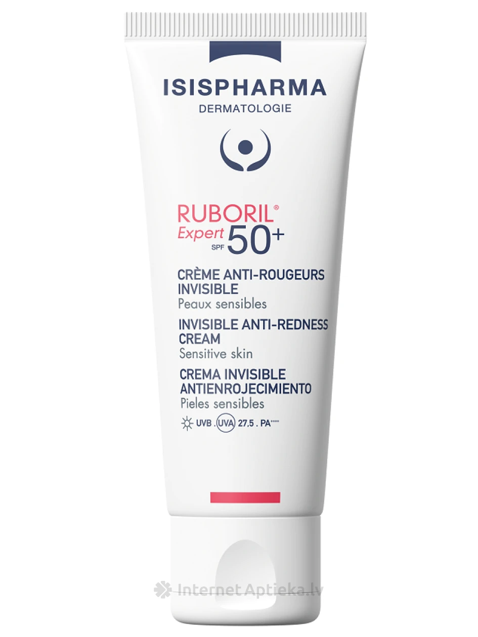 ISISPHARMA RUBORIL® Expert SPF50+ Invisible kaitsekreem punetuse vastu, 40 ml | internetaptieka.lv