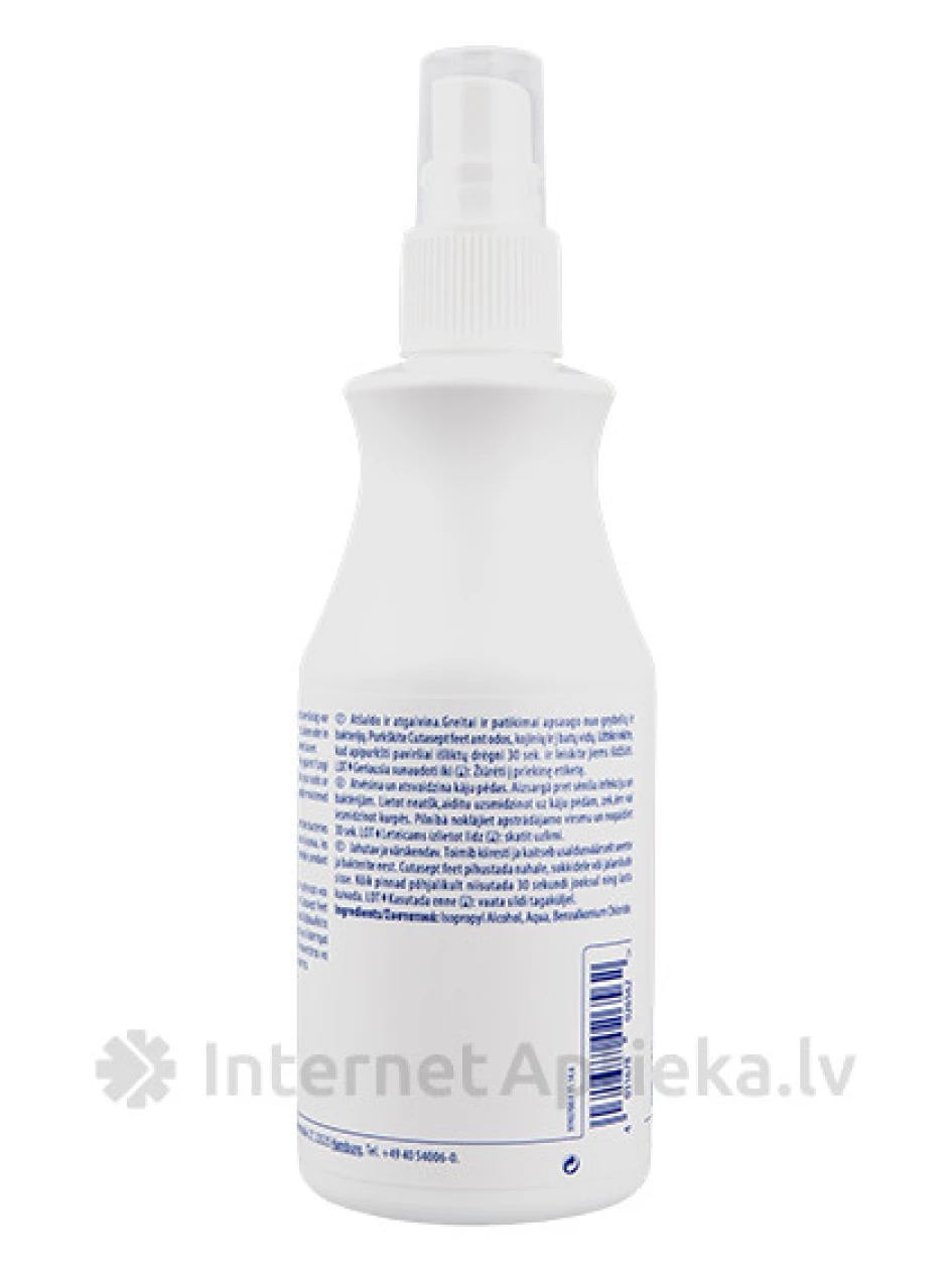 Cutasept Feet дезинфицирующие средство для ног, 250 мл | internetaptieka.lv