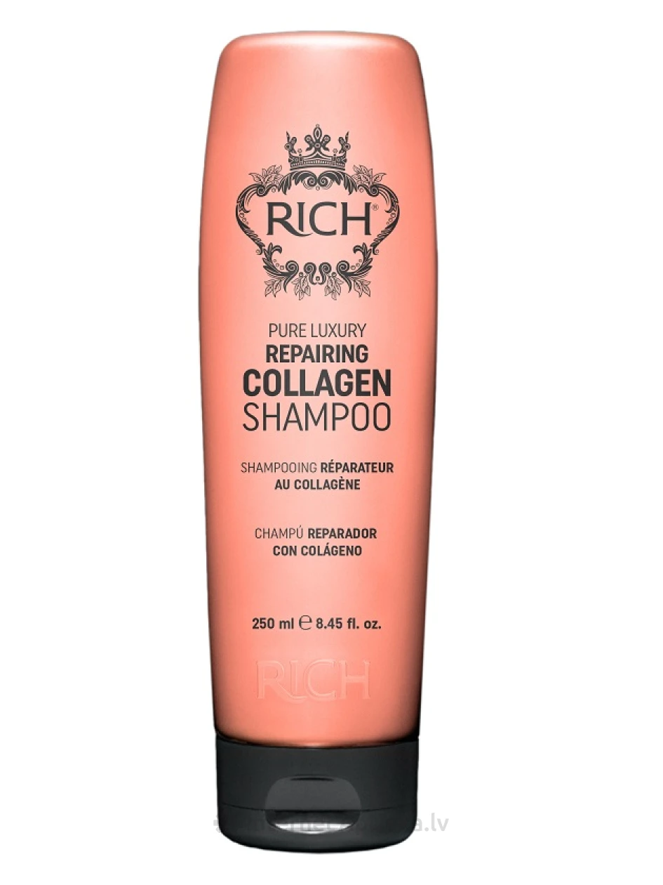 RICH восстанавливающий шампунь с коллагеном, 200 мл | internetaptieka.lv