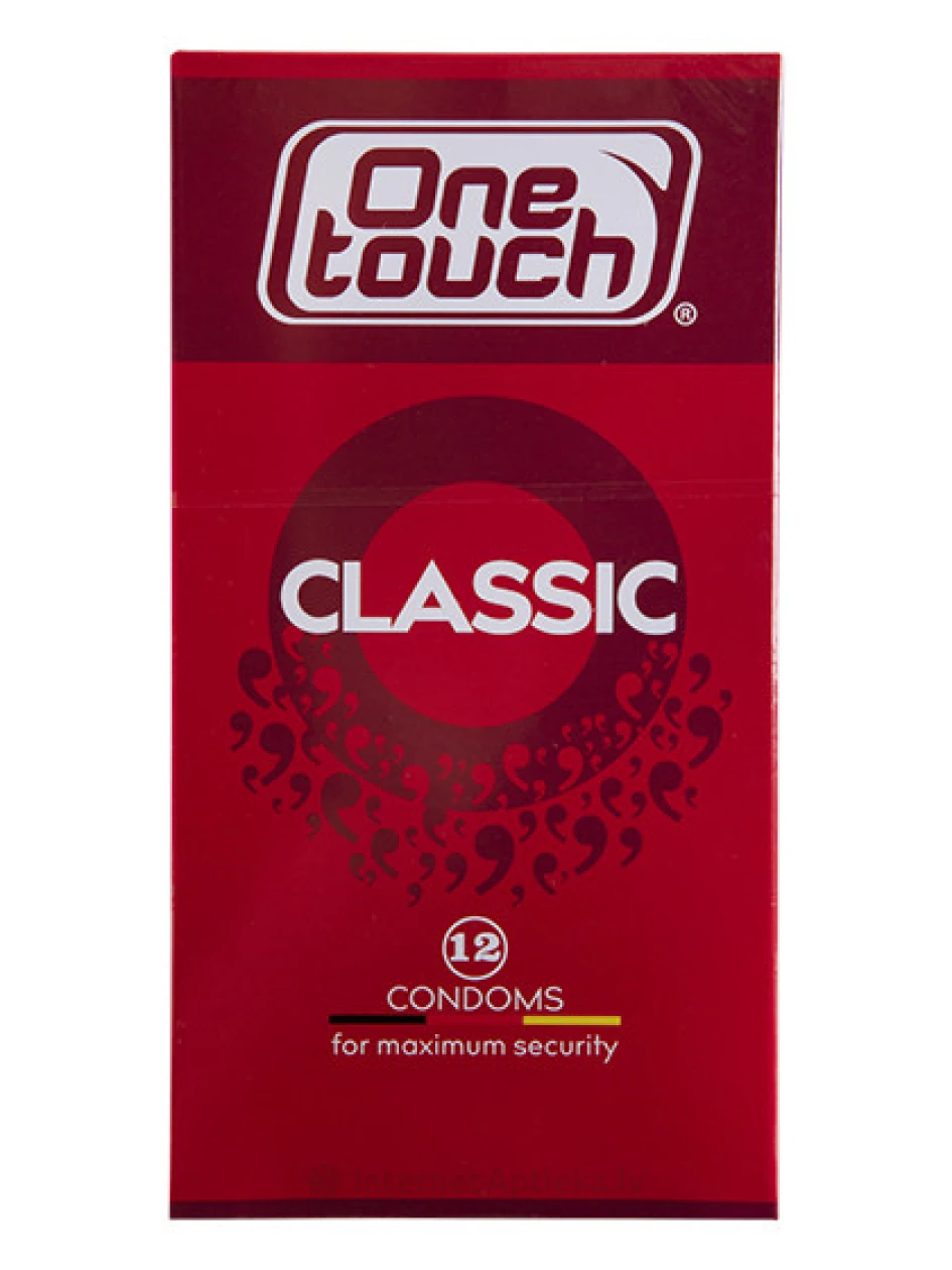 One Touch Classic prezervatīvi, 12 gb. | internetaptieka.lv