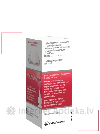 Galathenol 1mg/50mg/ml ninasprei, 10 ml | internetaptieka.lv