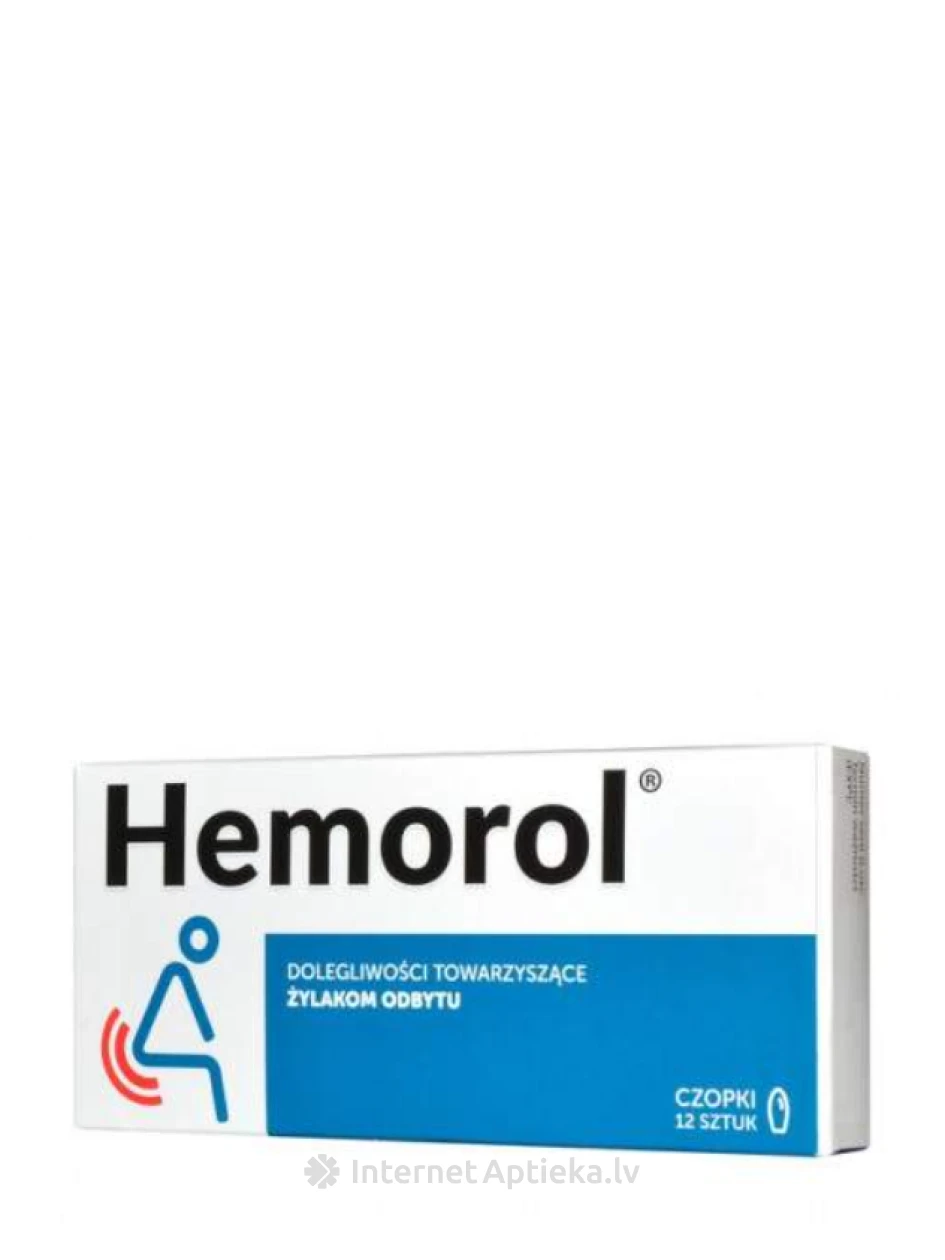 Suposiidid Hemorol, 12 tk. | internetaptieka.lv